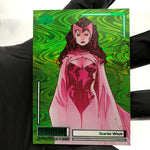 Marvel Card Avengers vs X-Men Scarlet Witch Green Allegiance Upper Deck [NM]