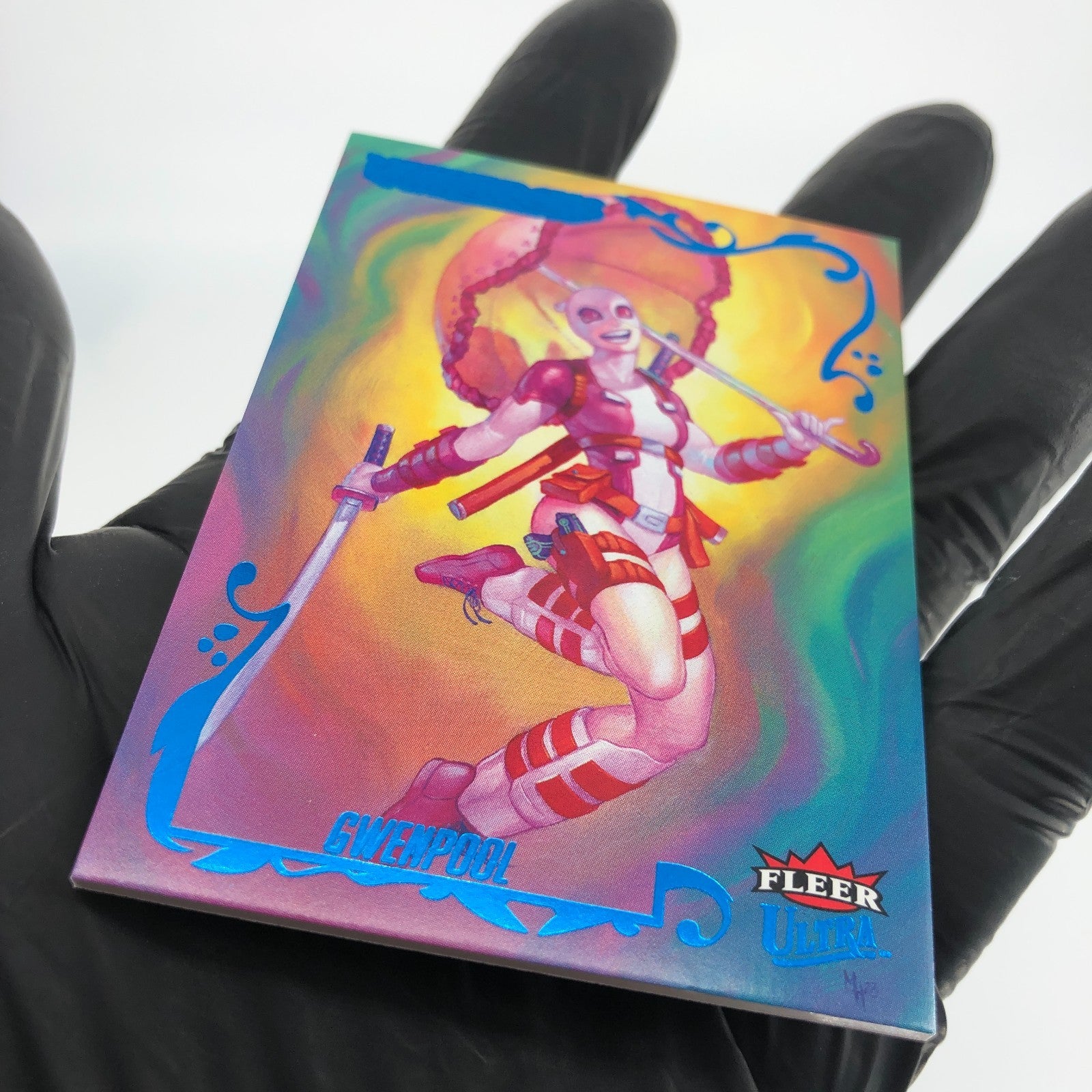 Marvel Card Gwenpool 88 Blue Parallel Matriarchs 2024 Fleer Upper Deck [NM]