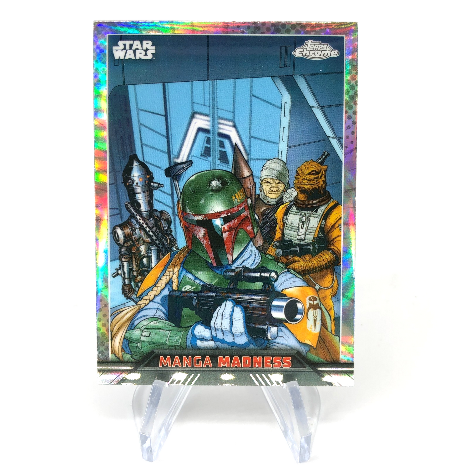 Star Wars Galaxy 2023 Boba Fett MM-6 Manga Madness Insert Topps Chrome [NM]