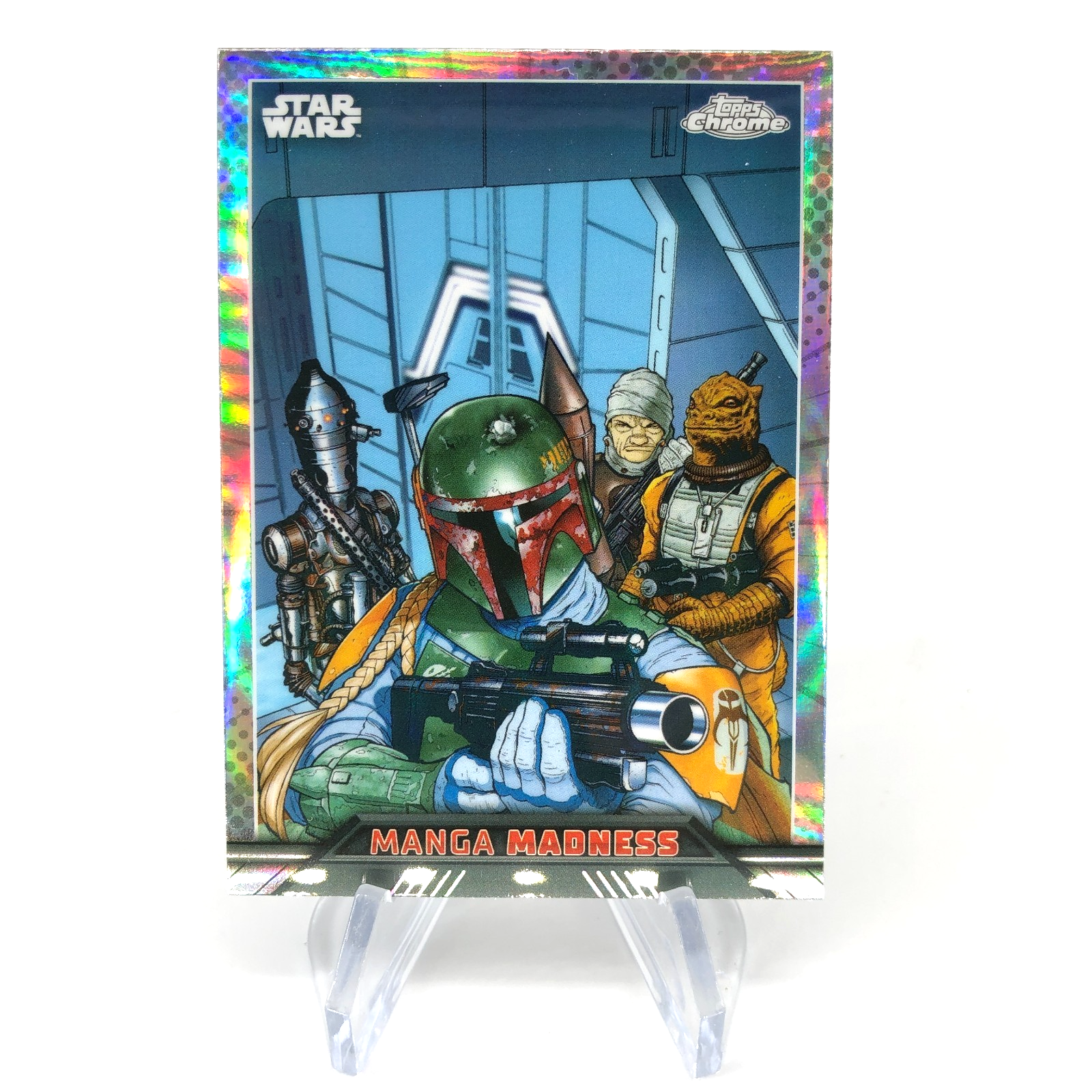 Star Wars Galaxy 2023 Boba Fett MM-6 Manga Madness Insert Topps Chrome [NM]