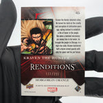 Marvel Card Kraven 45 Orange  /299 Fleer Upper Deck Renditions [NM]