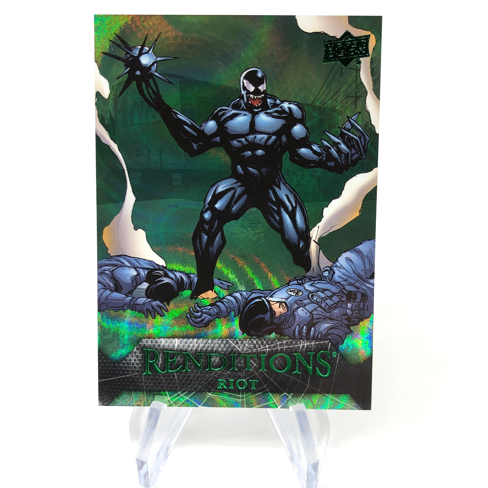 Marvel Card Riot 26 Green  /399 Fleer Upper Deck Renditions [NM]