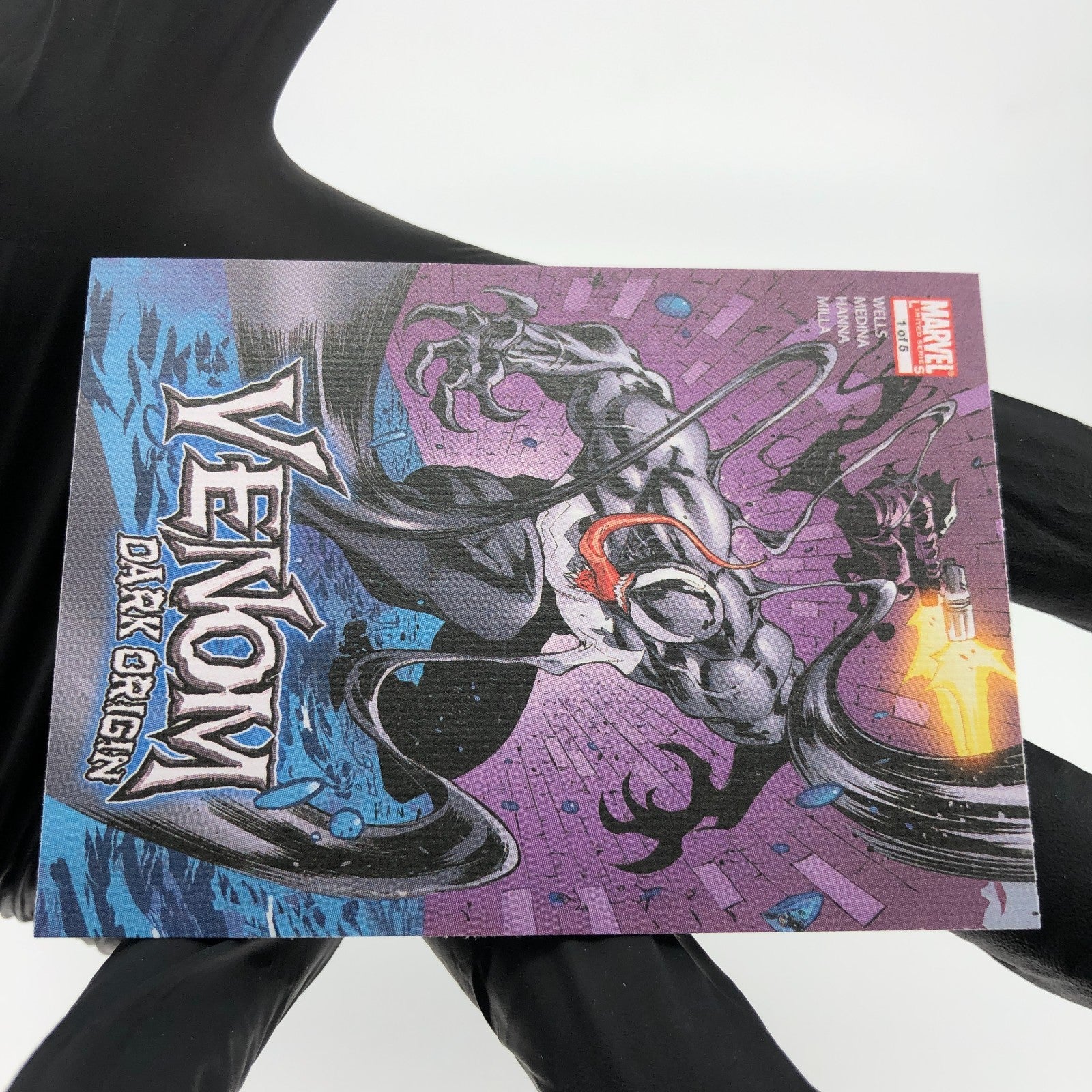 Marvel Card Venom 20 Comic Covers Fleer Upper Deck Renditions [NM]