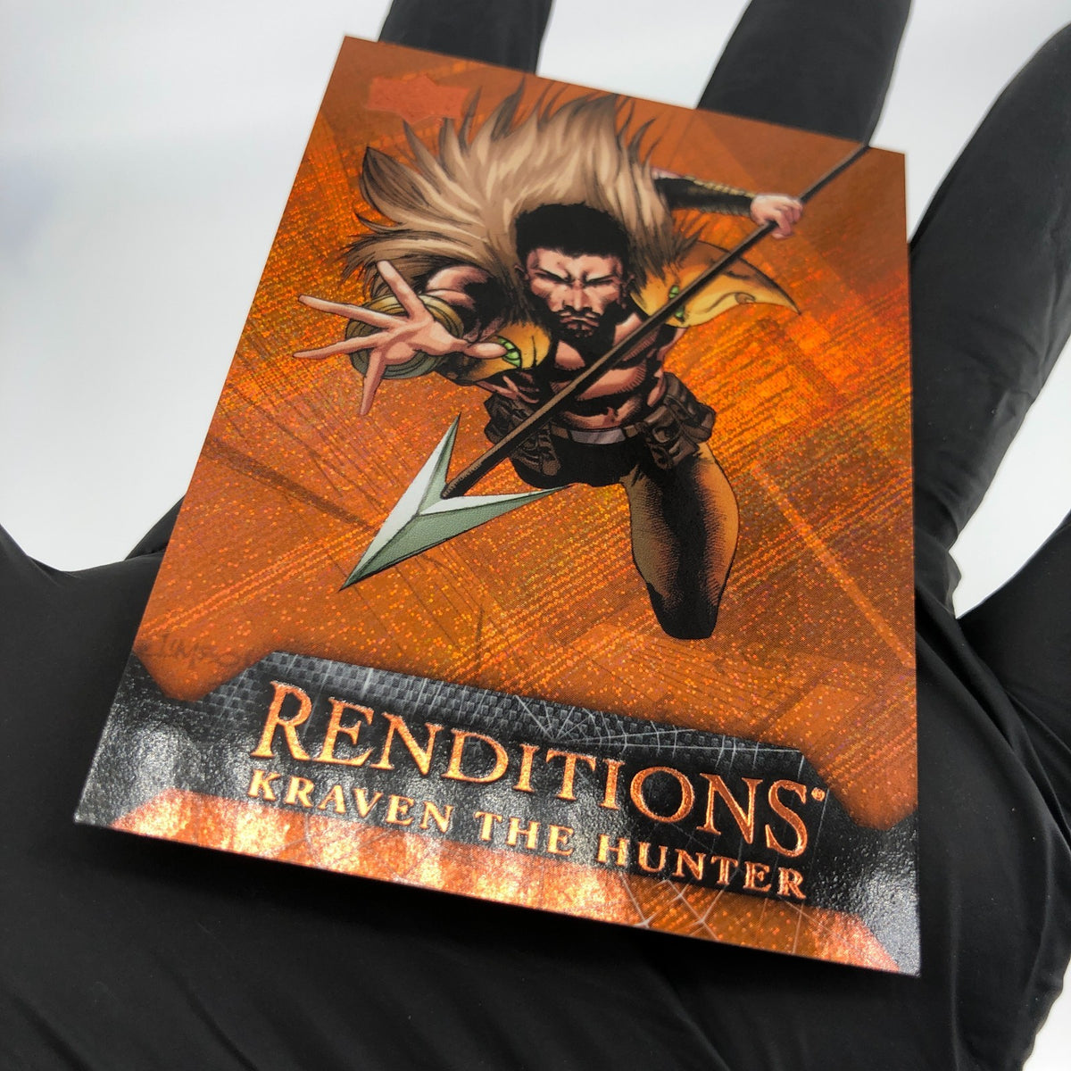 Marvel Card Kraven 45 Orange  /299 Fleer Upper Deck Renditions [NM]