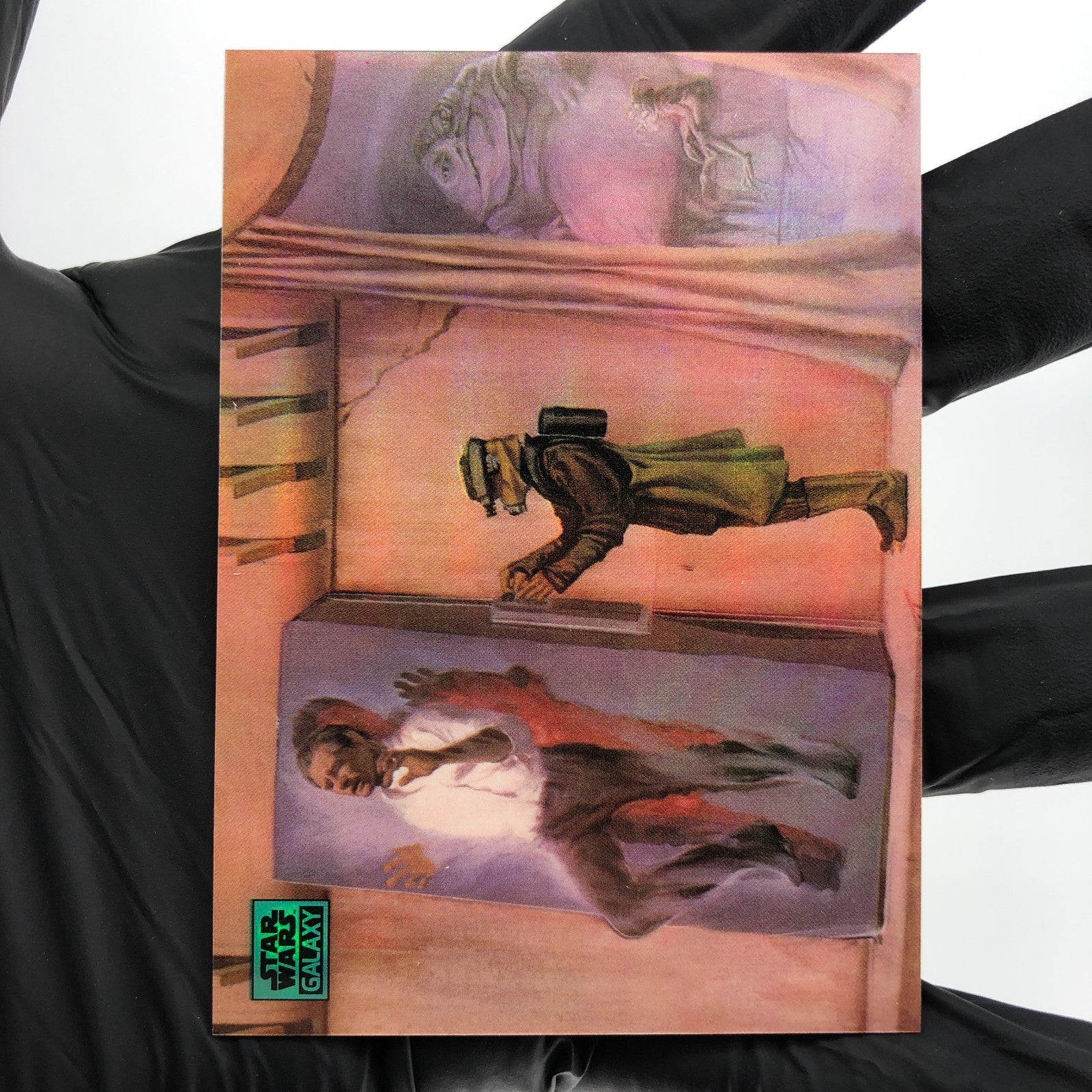 Star Wars Galaxy 2024 Han Solo 22 Aqua /199 Topps Chrome [NM]