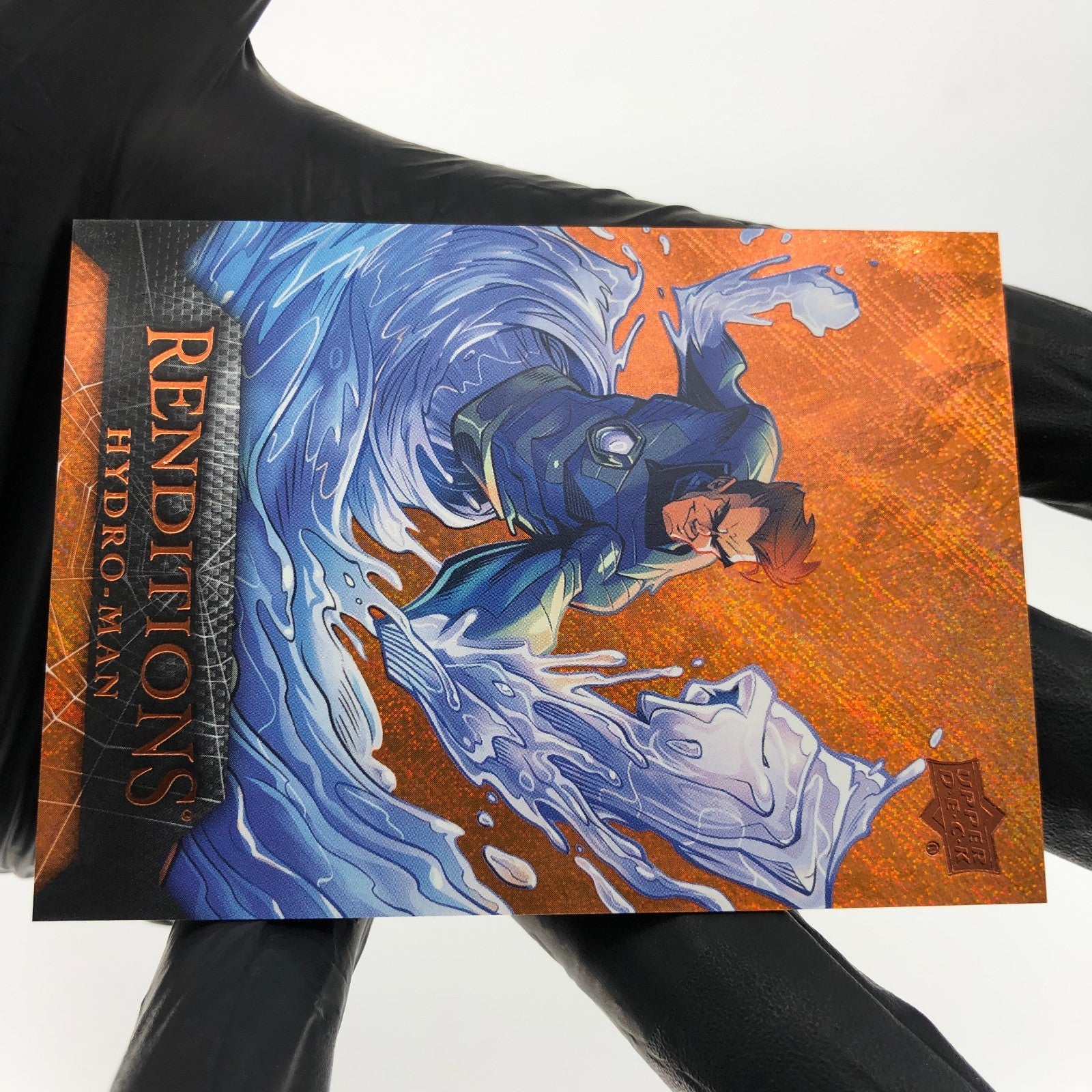 Marvel Card Hydro-Man 68 Orange  /299 Fleer Upper Deck Renditions [NM]