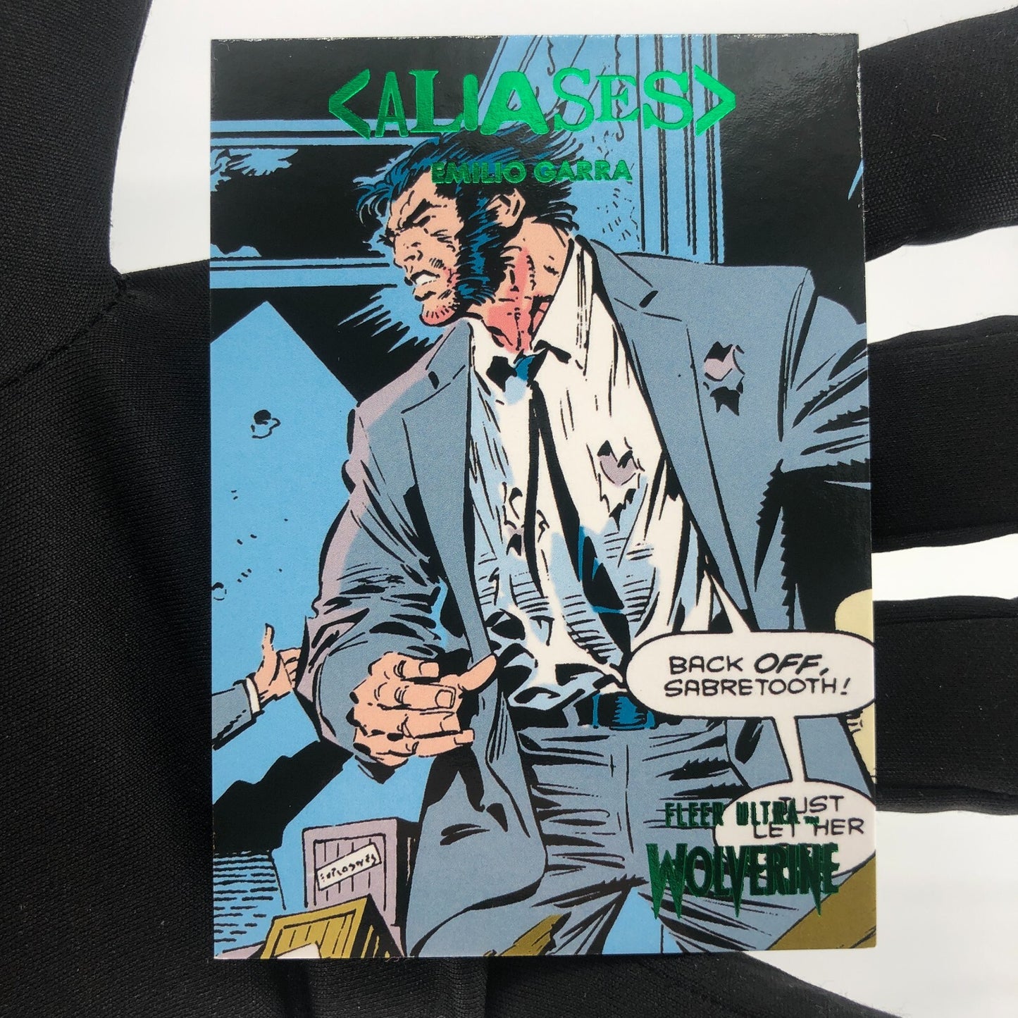 Marvel Card Emilio Garra A-6 Aliases Fleer Upper Deck Wolverine Ultra [Rank A]