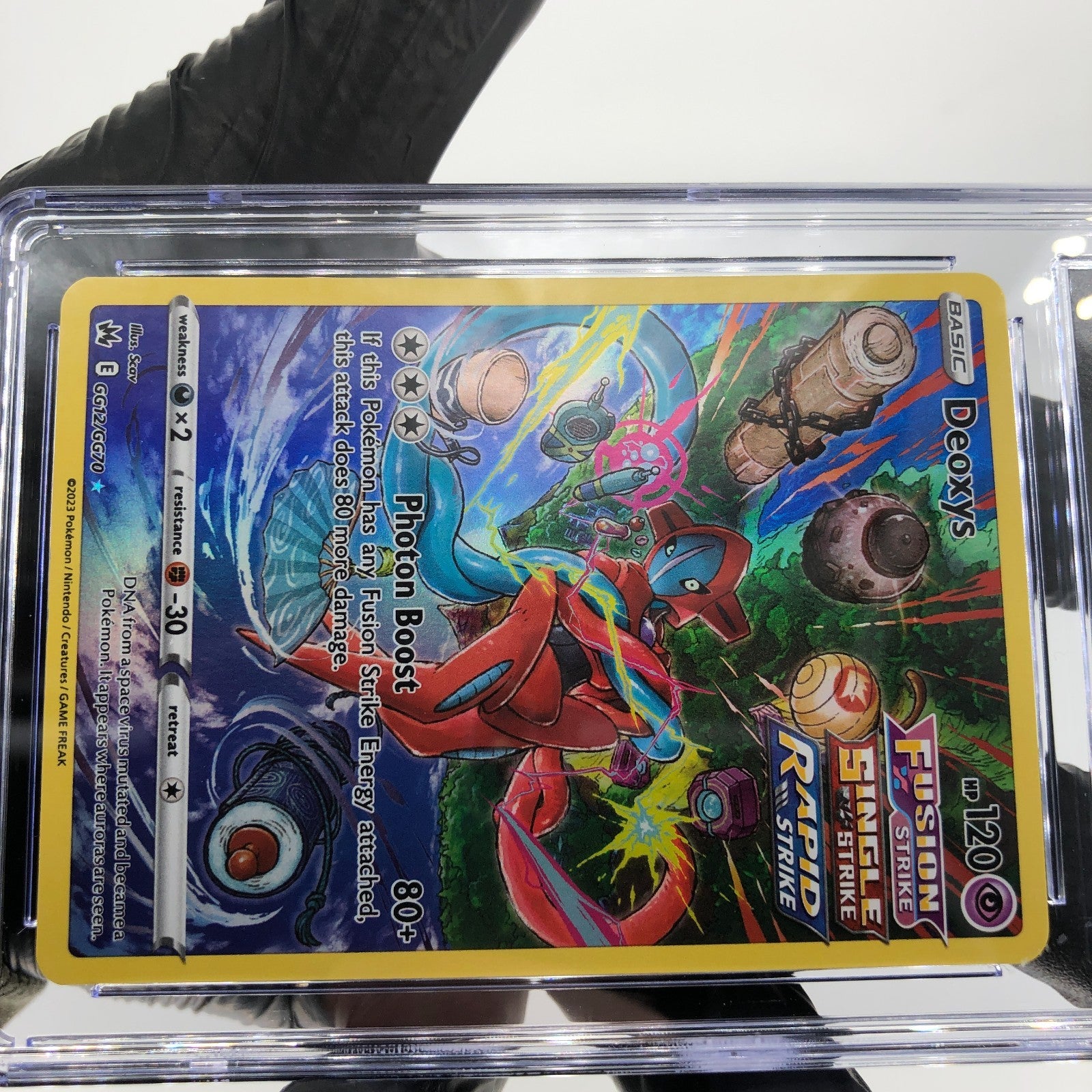 CGC 9.5 Pokemon Card Deoxys GG12/GG70 Crown Zenith 2023 English Karte [9.5]
