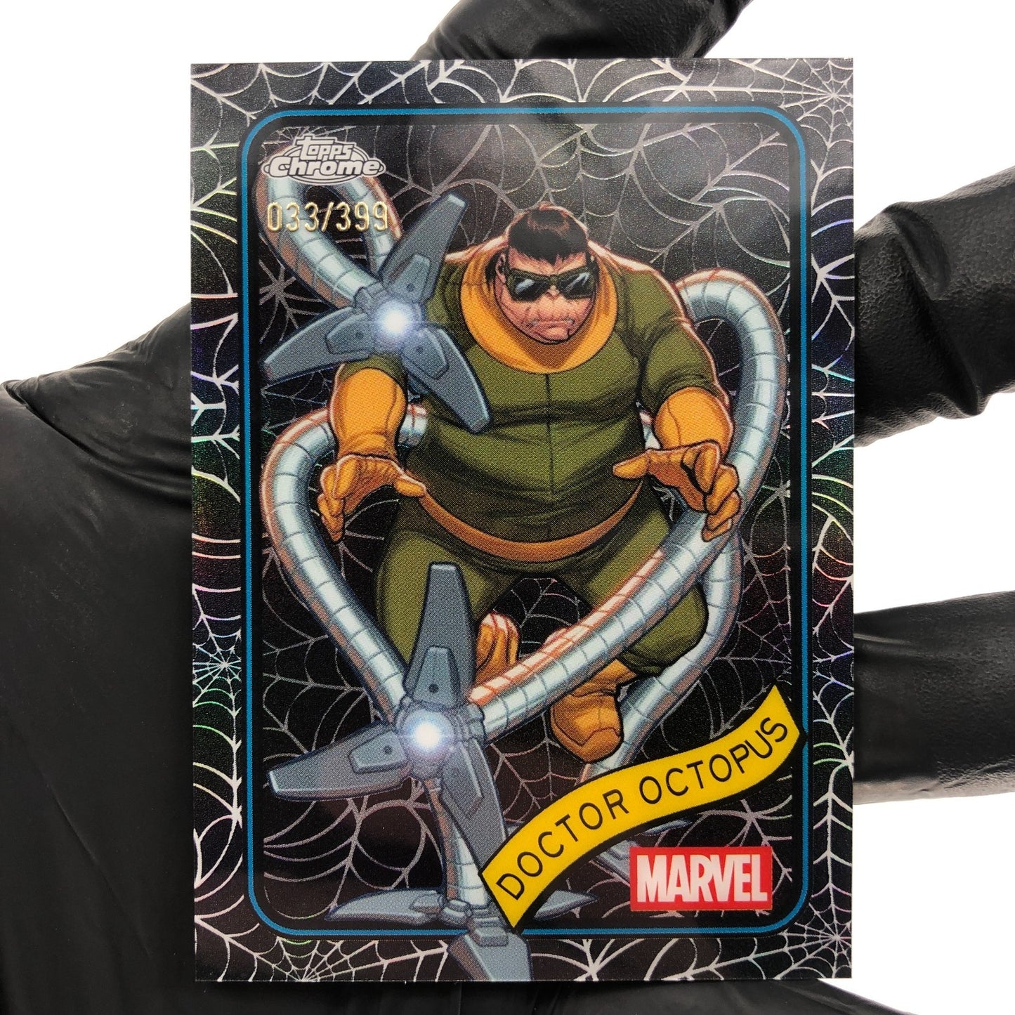 Marvel Card Doctor Octopus 160 Black Web /399 Topps Chrome 2025 [NM]