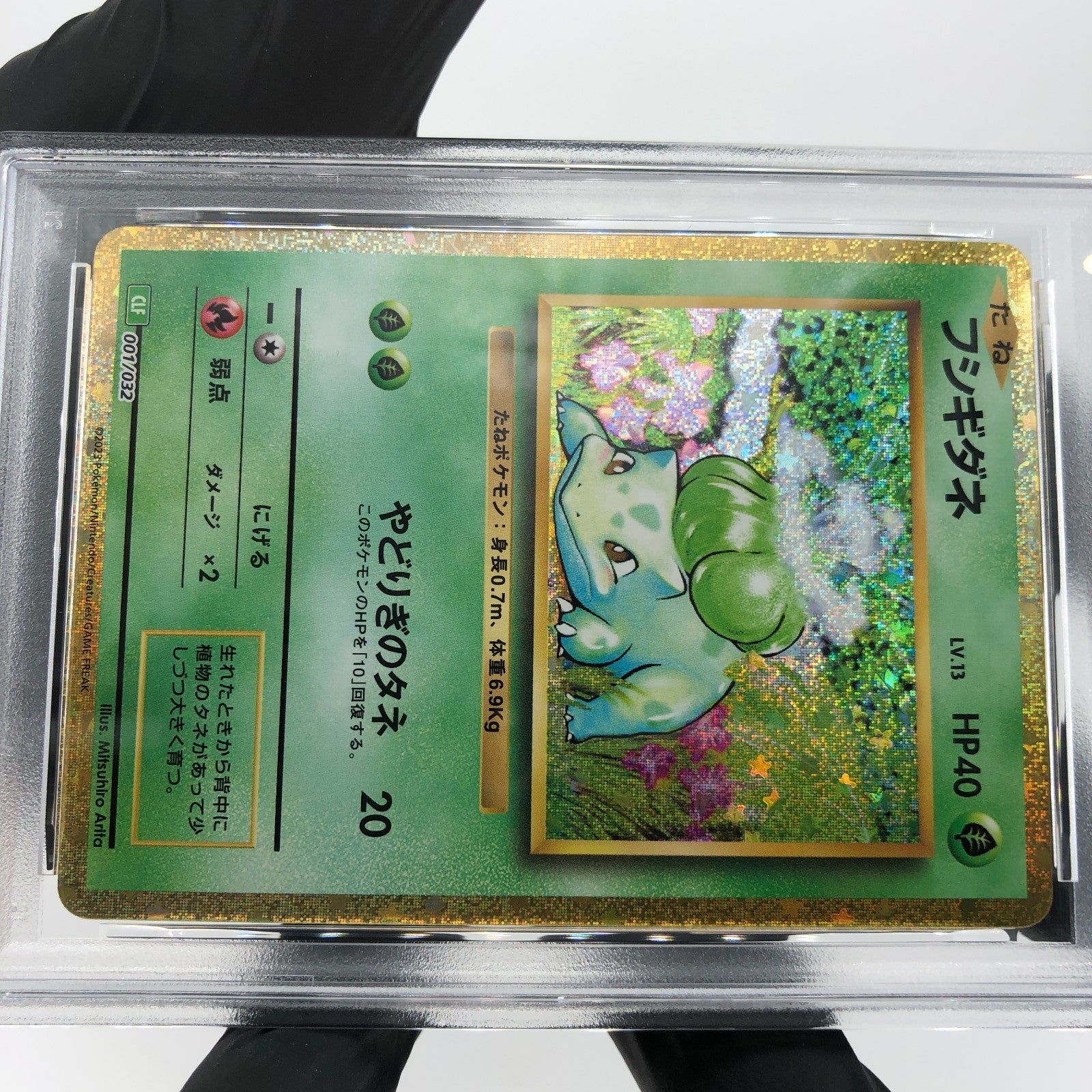 PSA 8 Pokemon Card Bulbasaur 001/032 CLF Japanese Karte [8]