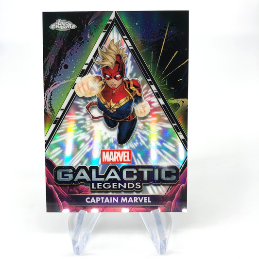 Marvel Card Captain Marvel GL-9 Galactic Legends SP Topps Chrome 2025 [NM]