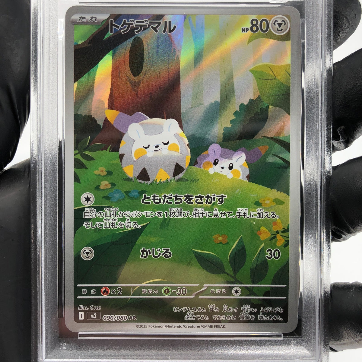 PSA 9 Pokemon Card Togedemaru 090/080 AR M2 Japanese Karte [9] 2