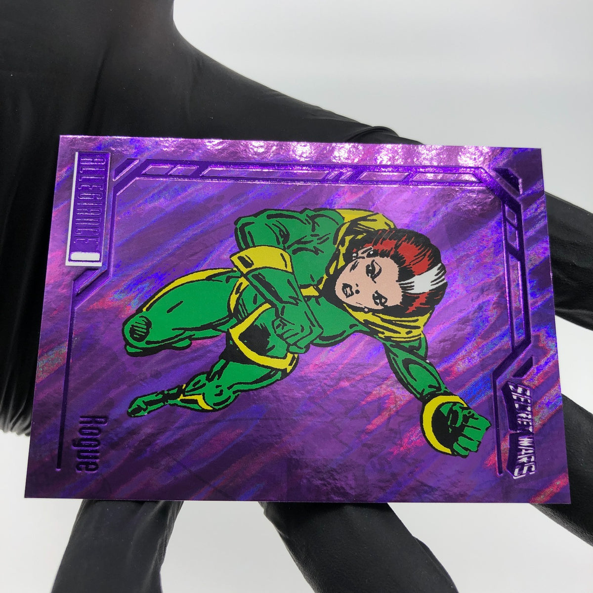 Marvel Card Rogue 41 Purple Boxes /99 Secret Wars Allegiance Upper Deck [NM]