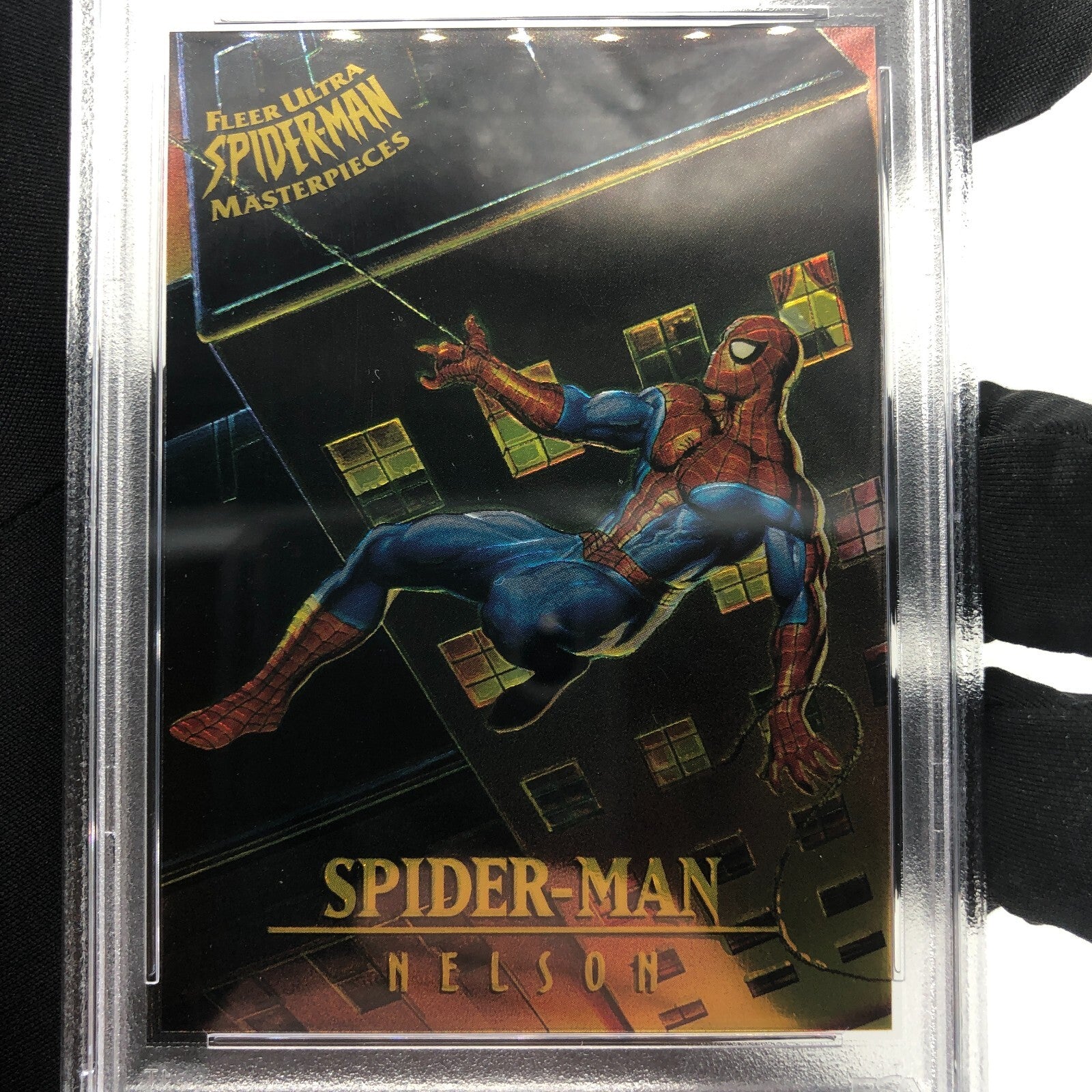 Marvel Card PSA 9 Spider-Man 5 Nelson 1995 Masterpieces Fleer [9]