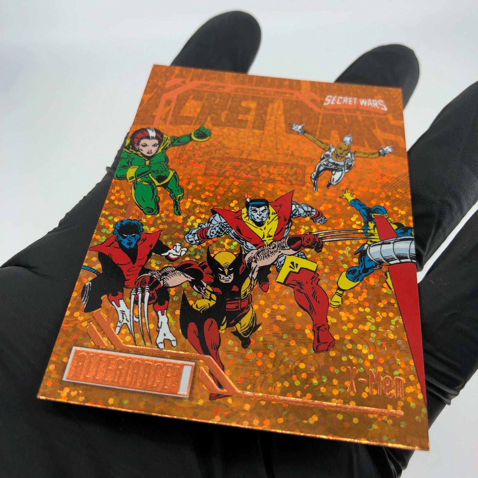 Marvel Card X-Men 61 Orange Glitter /199 Secret Wars Allegiance Upper Deck [NM]