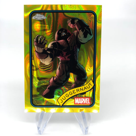 Marvel Card Juggernaut 146 Yellow Lava Refractor Topps Chrome 2025 [NM]