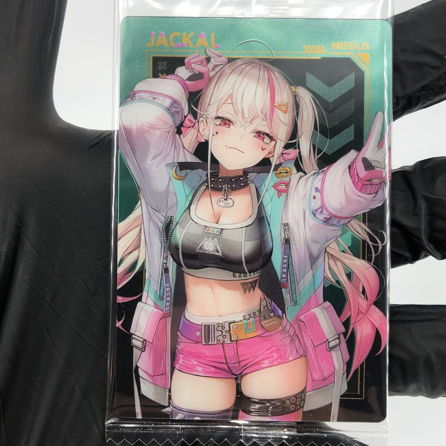 Nikke Card Jackal No.016 Wafer Holo Bandai Japanese [Rank A+] 