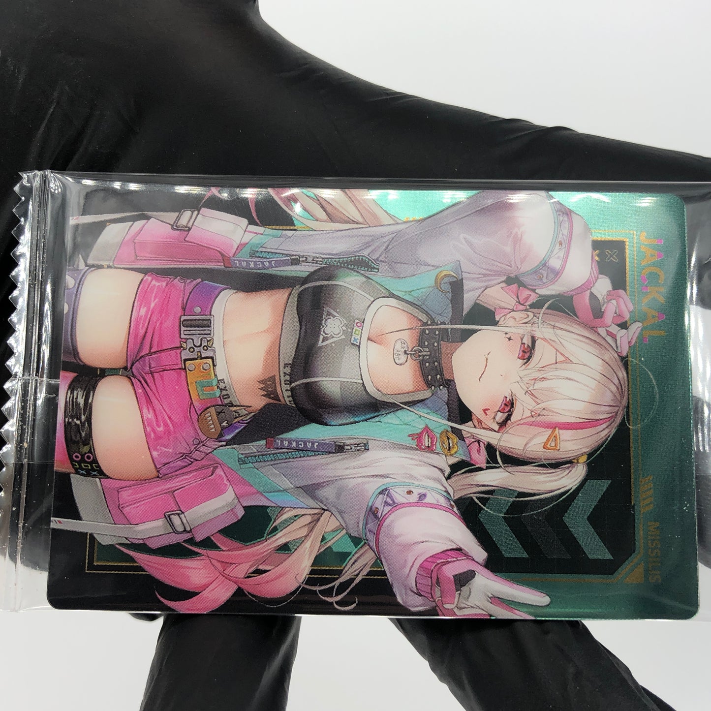Nikke Card Jackal No.016 Wafer Holo Bandai Japanese [Rank A+] 