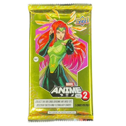 Marvel Anime Volume 2 Upper Deck 2023 Hobby Booster Pack