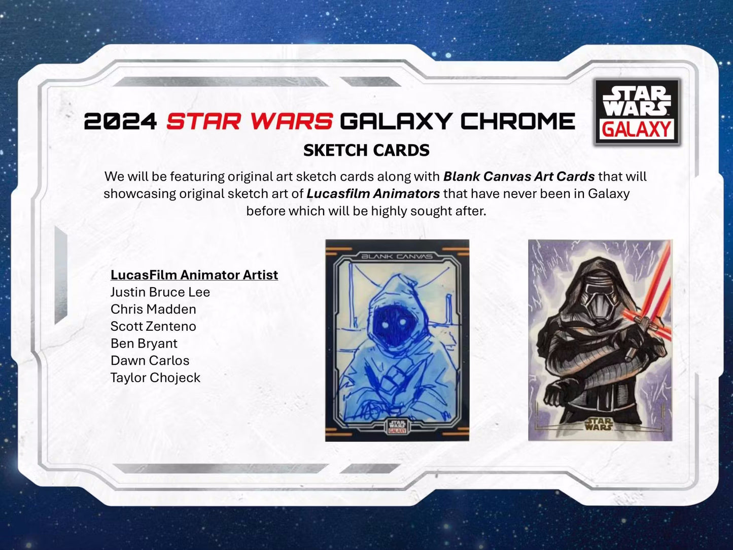 2024 Topps Star Wars Chrome Galaxy Hobby Full Case Break